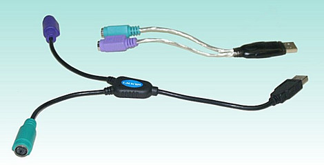 USB-Konverter / -Adapter PS2 - USB
